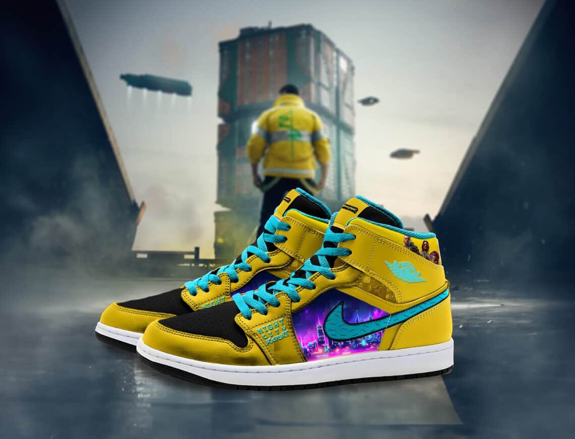 Cyberpunk 2077 x Nike Air Jordan 1 Sneaker