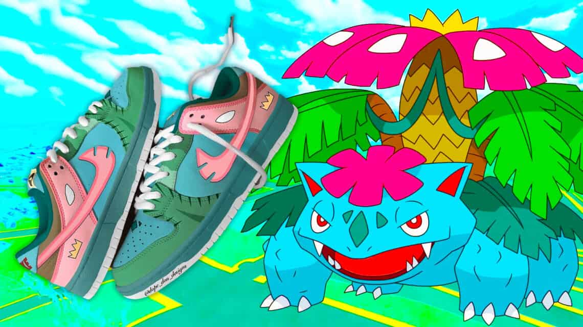 Pokémon Fans Will Love These Mega Venusaur x Nike SB Sneakers