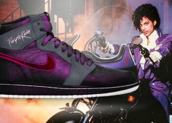"Purple Rain" x Air Jordan 1 Sneakers