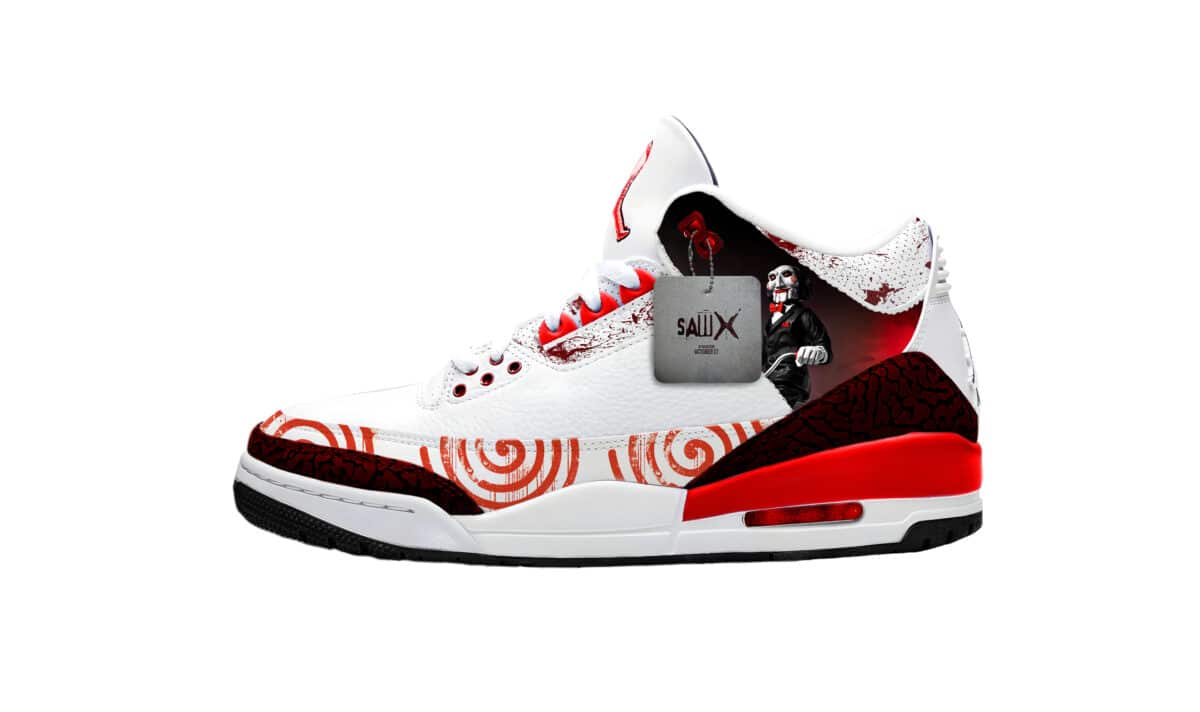 Saw X Nike Air Jordan 3 Sneakers