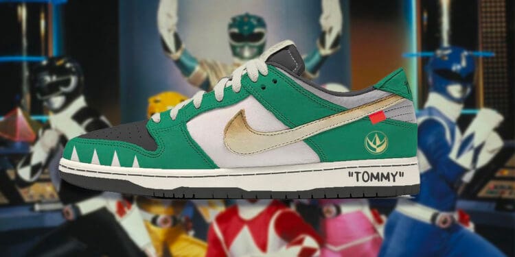 Sneakers Mighty Morphin Power Rangers x Nike Dunk Lows 1