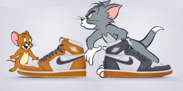 Tom Jerry Air Jordan 1