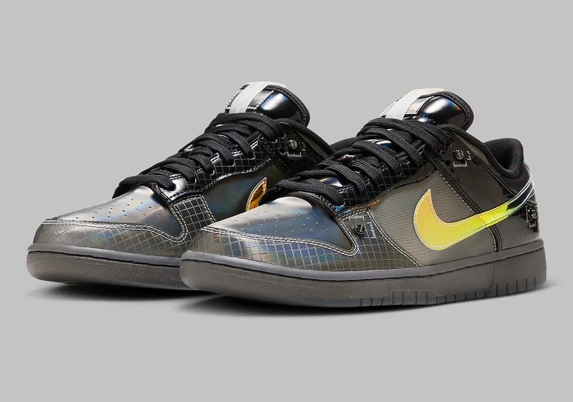 Futuristic Duality: Nike Dunk Low “Hyperflat”