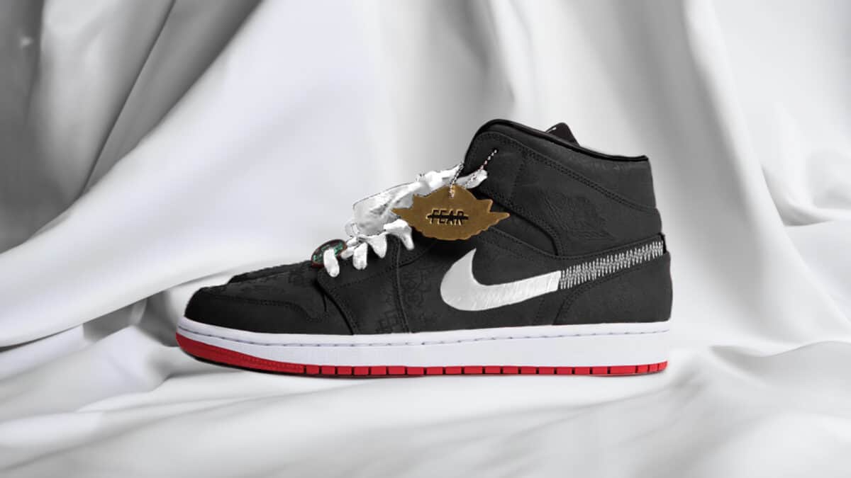 CLOT x Air Jordan 1 Mid "Fearless Inversed.