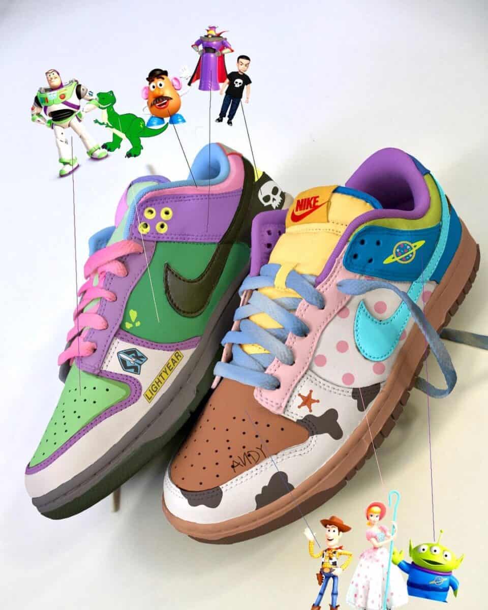 Nike toy story store shoes