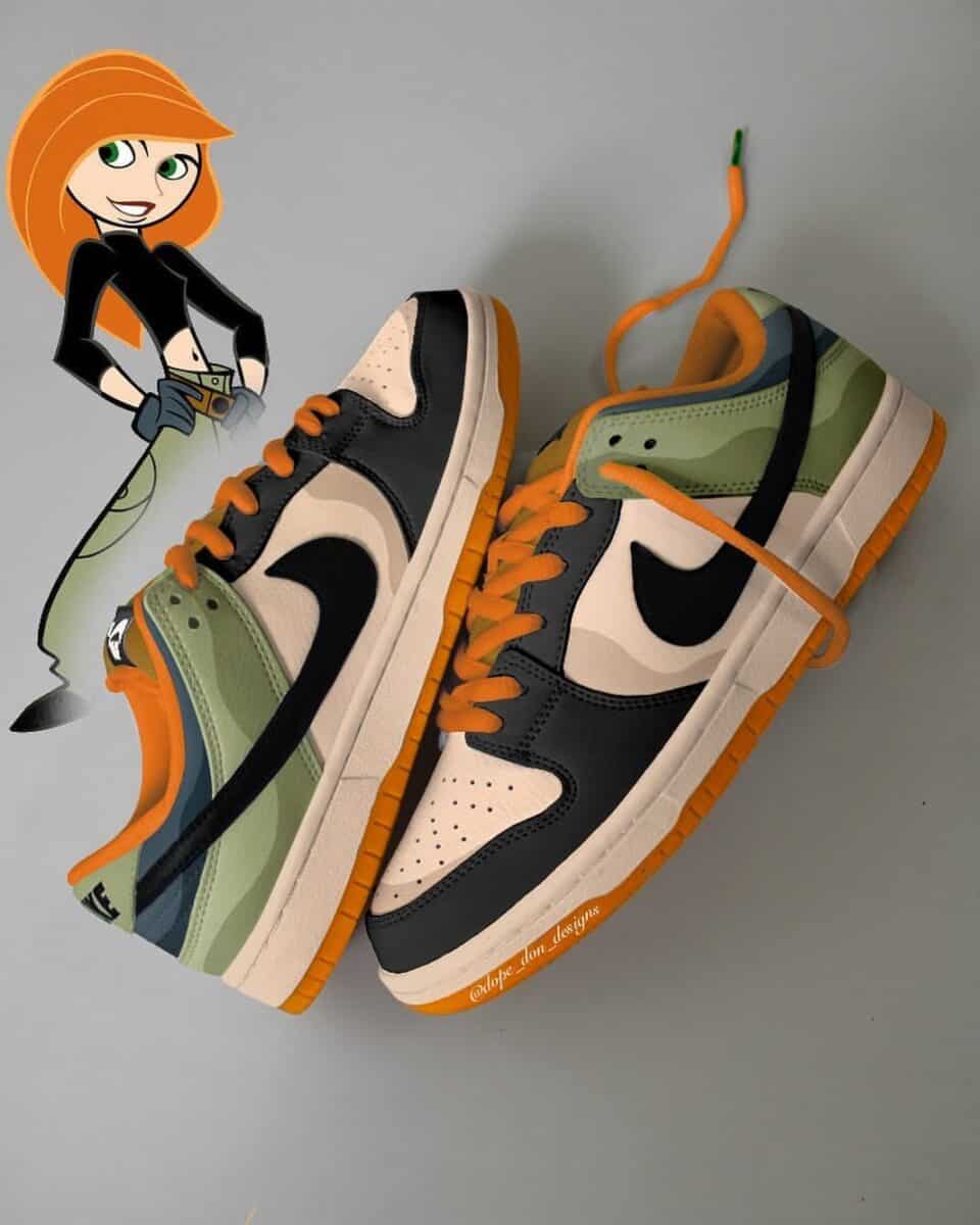 Kim Possible x Nike SB Dunk Sneakers