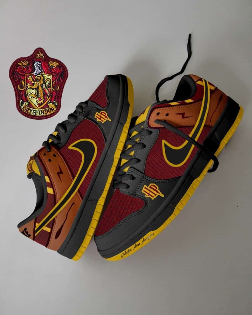 Ten Points To Gryffindor! - Harry Potter x Nike SB Sneakers