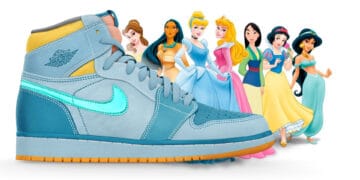 6 Beautiful Air Jordan 1 Disney Princess Sneaker Designs