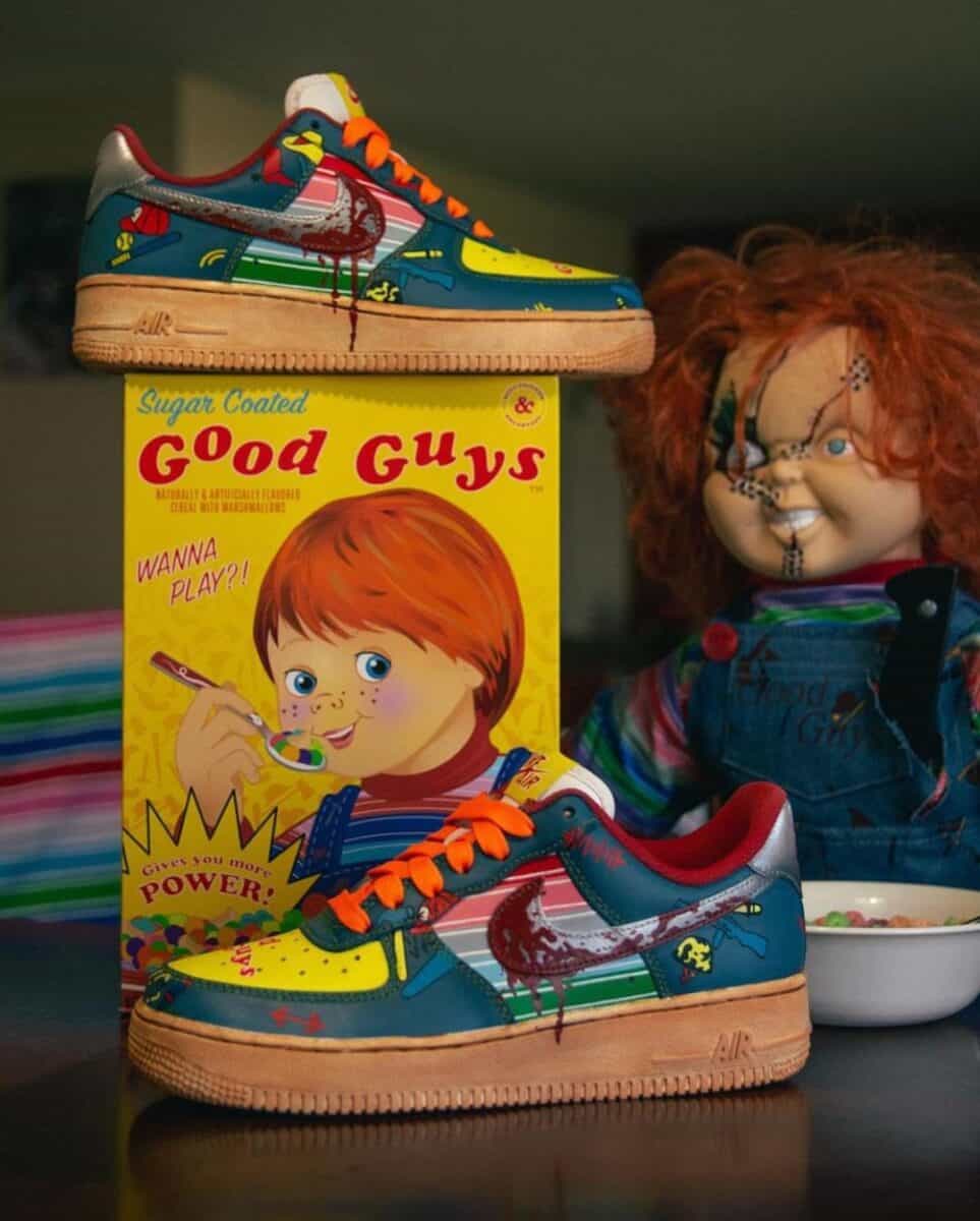 Nike Air Force 1 "Let's Play" Chucky Sneakers Aren't Here To Play