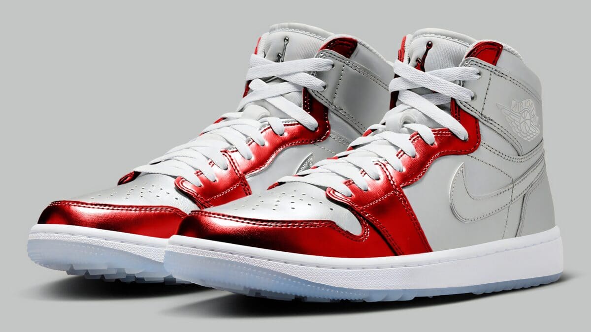 Christmas Red Toe Air Jordan 1 Custom Sneakers