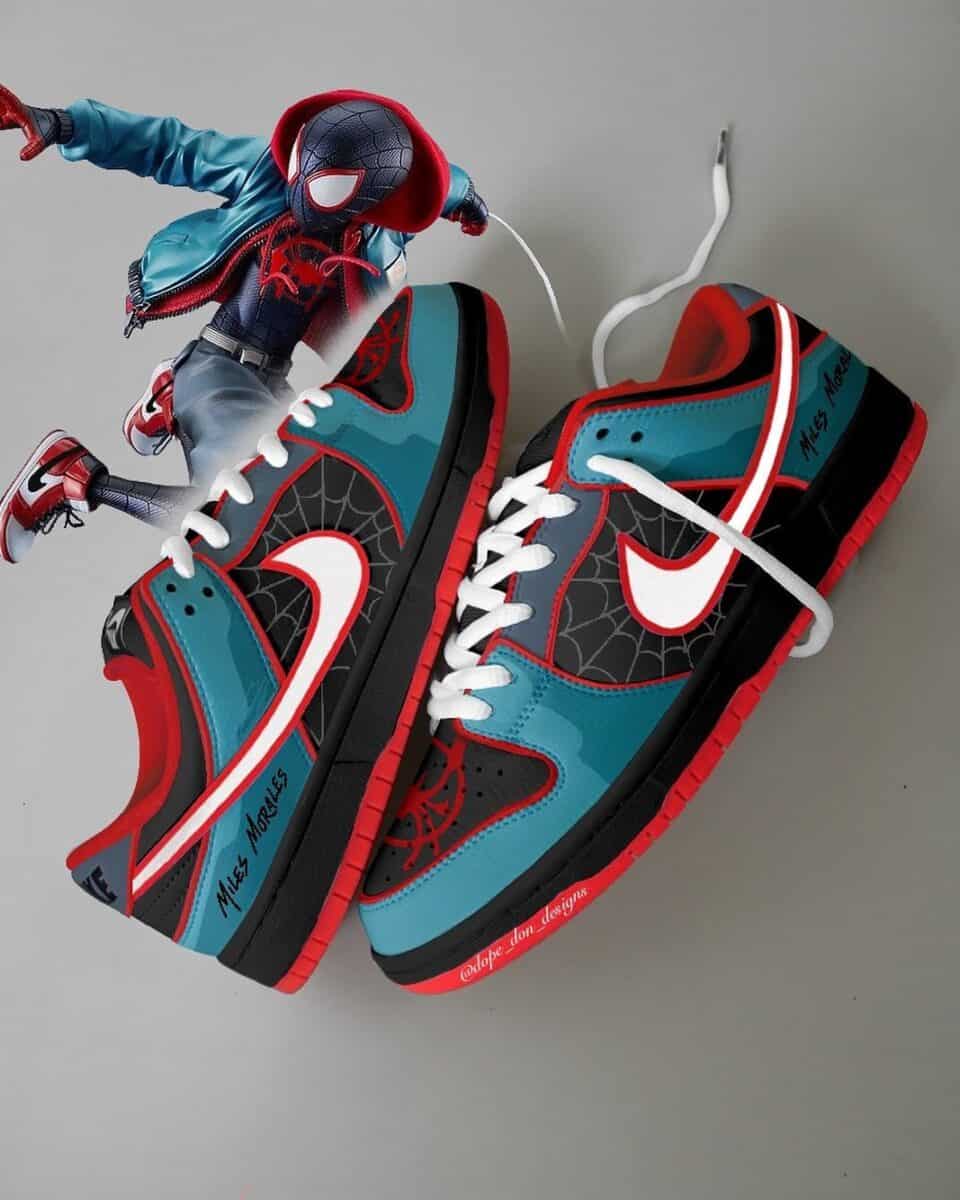 Miles morales nike store sneakers