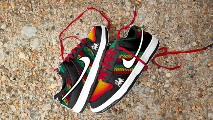 These Rastafari x Nike SB Dunk Sneakers Are Respectful And Fun