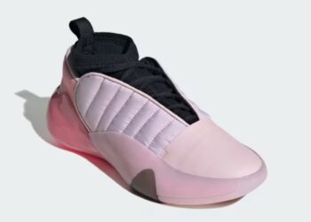 The adidas Harden Vol 7 Sneaker Is Striking In "Pink"