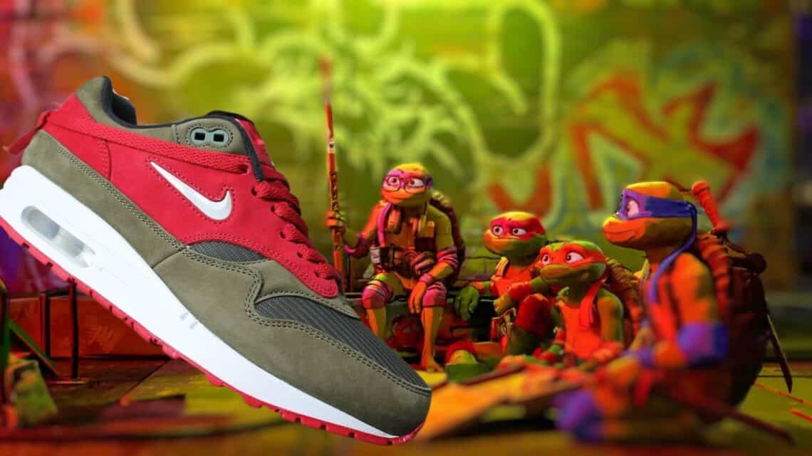 These Air Max 1 Ninja Turtles Sneakers Are A Must-Have