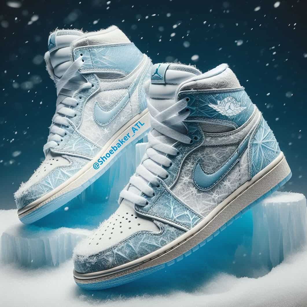 Nike air jordan 1 light blue and outlet white