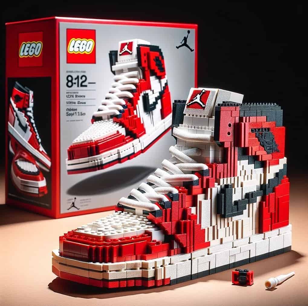 Nike air jordan hot sale 1 lego