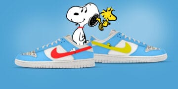 "Snoop and Woodstock" sneakers