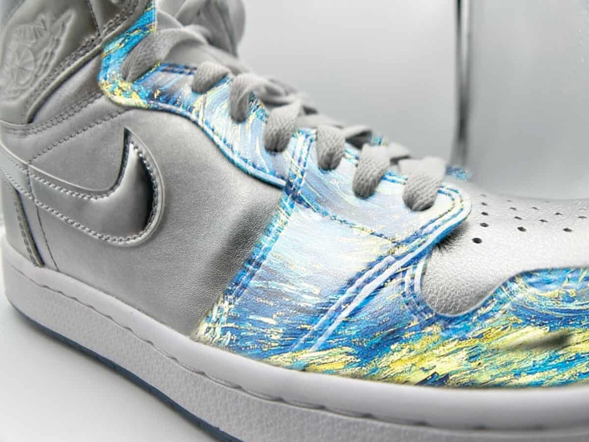 The "Starry Night" Air Jordan 1 Belongs In An Art Museum