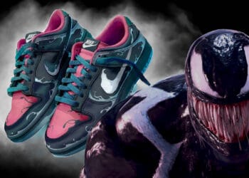 The Symbiote Takes Over Venom Nike Dunk Low Sneakers
