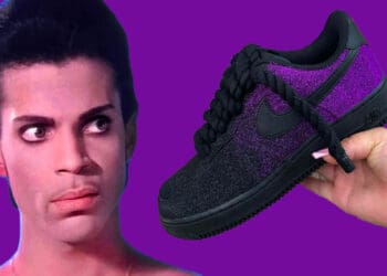 These "Midnight Purple" Air Force 1 Sneakers Would Make Prince Proud