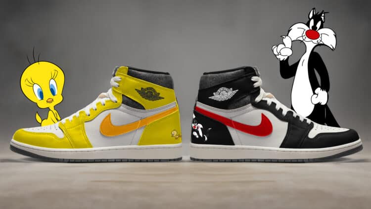 These Sylvester And Tweety Sneakers Are Beautiful