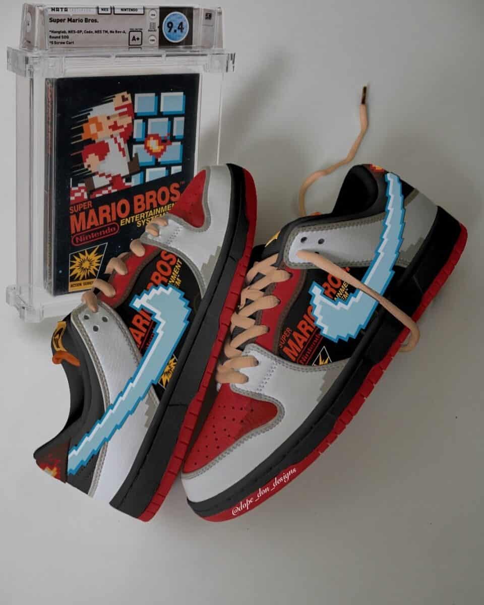 Super Mario Bros Nike SB Dunk Low