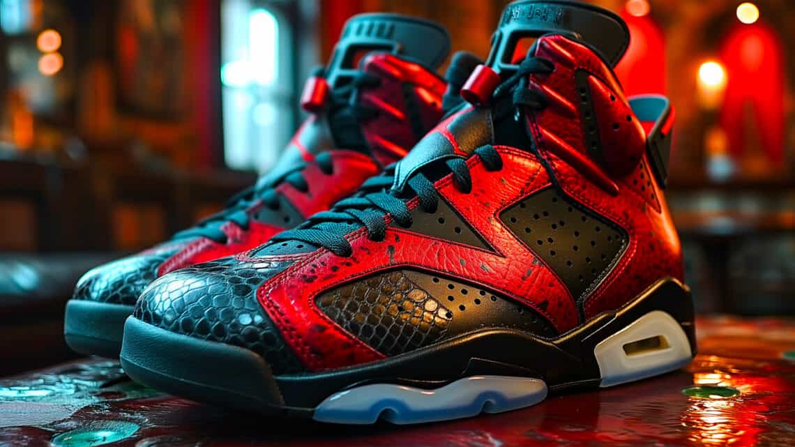 Air Jordan 6 "Red Python" Slithers With Cool