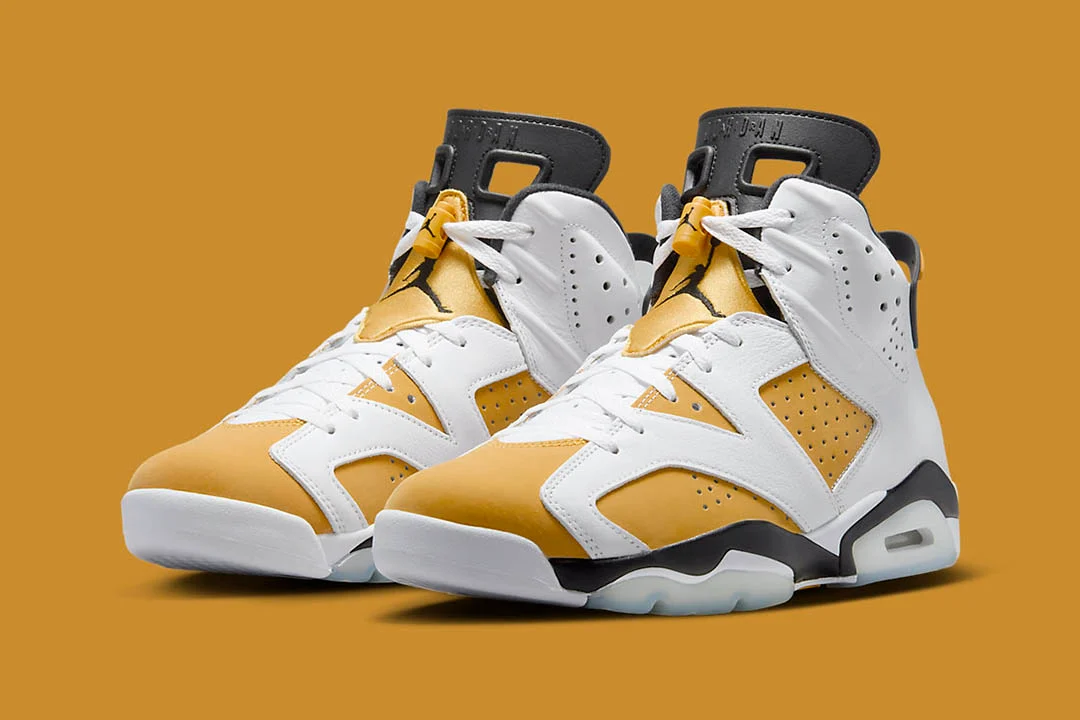 AJ 6 Yellow Ochre Sneakers