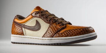 Brogue Python Air Jordan 1 Low