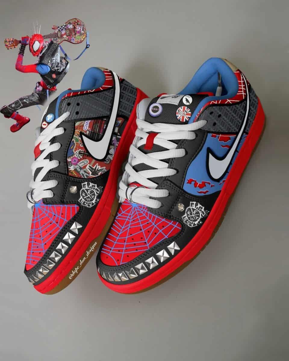 Spider-Punk Nike SB Dunk Low Ready For Beyond The Spider-Verse