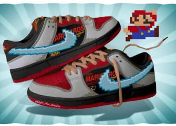Super Mario Bros Nike SB Dunk Low Sneakers