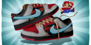 Super Mario Bros Nike SB Dunk Low Sneakers