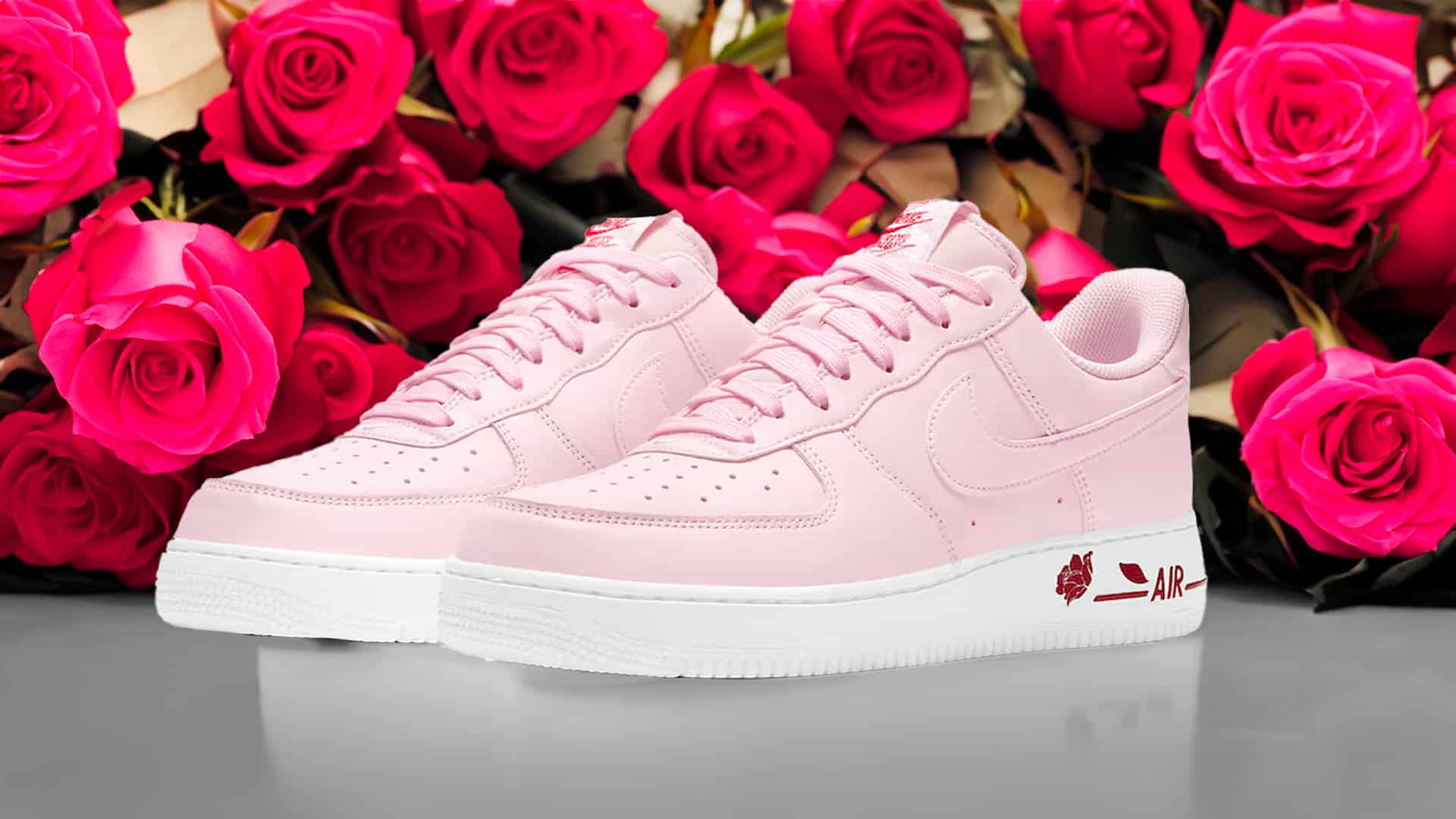 Air force discount one nike rose