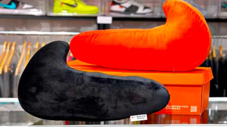 The Nike Swoosh Pillow Is A Fluffy Labour Of Love