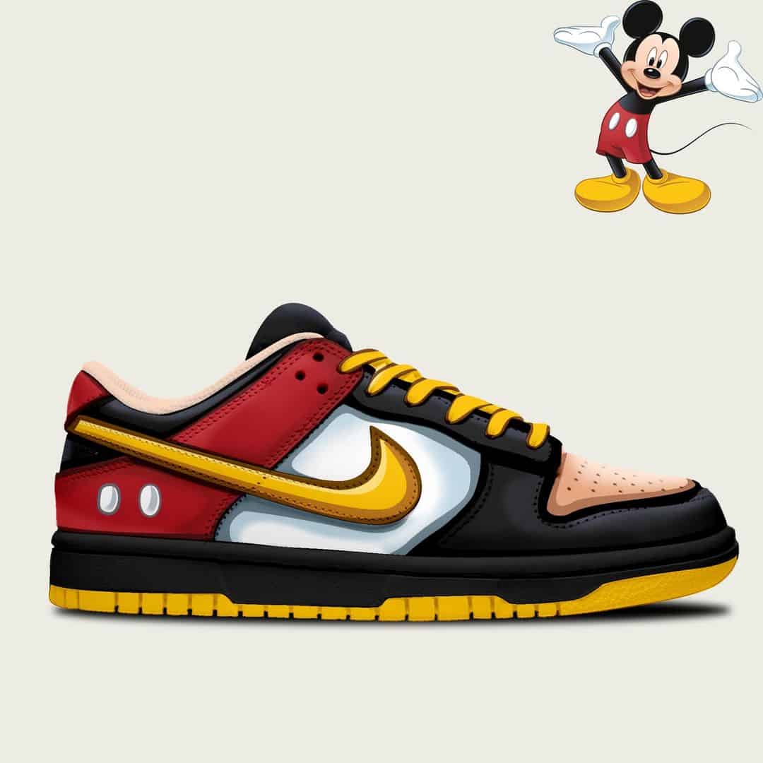 Mickey Mouse X Nike SB Dunk Low 
