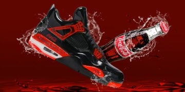 Nike Air Jordan 4 x Coca-Cola Custom Sneakers - Taste The Feeling