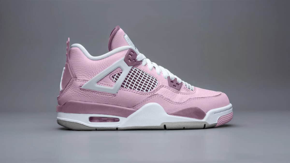 pink Air Jordan 4 "Orchid" Sneakers