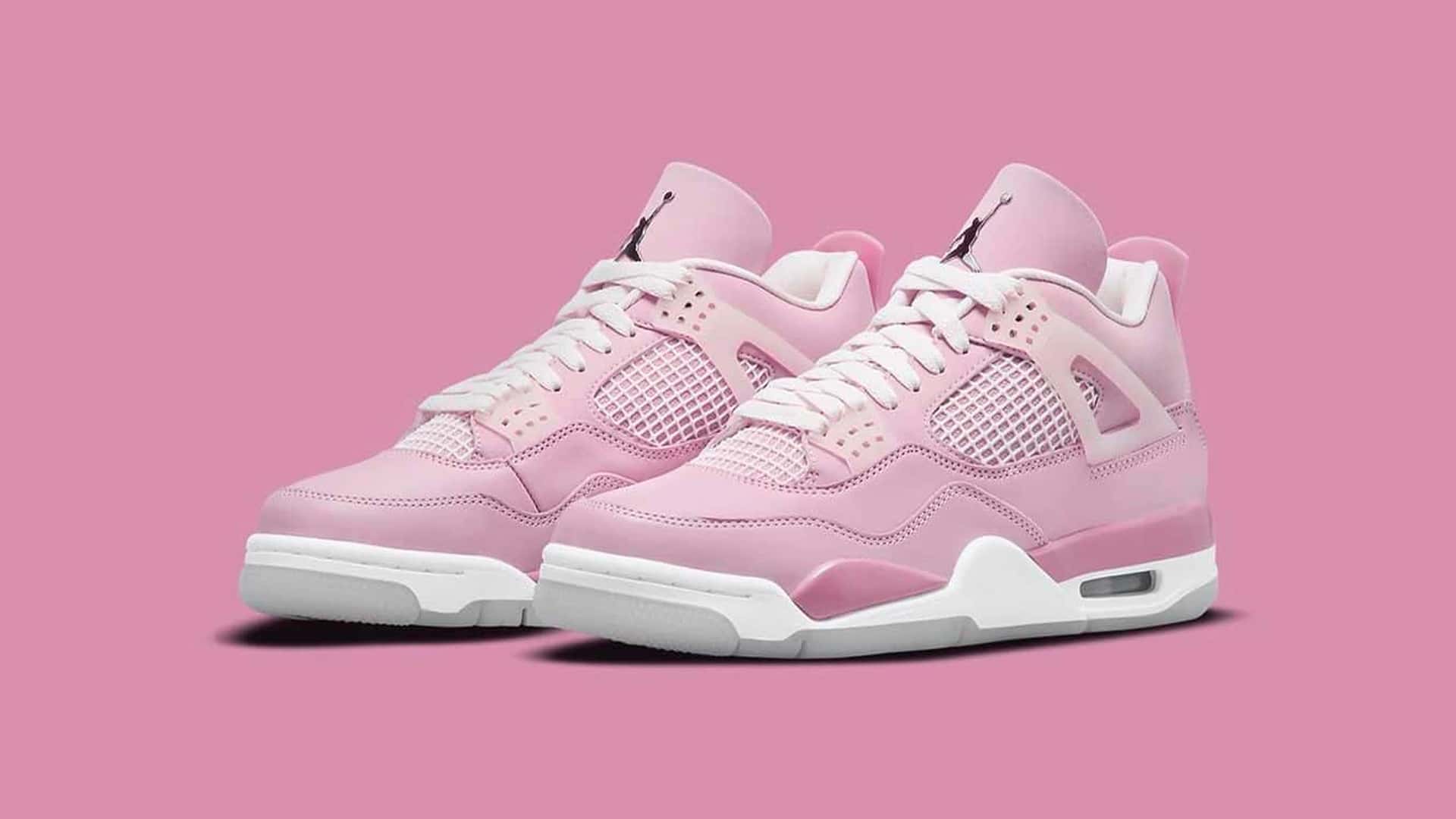 Pink Air Jordan 4 Orchid Sneakers Are Made For Love