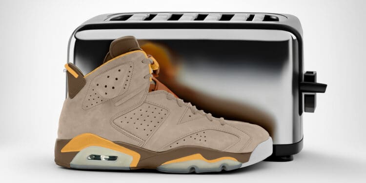 Air Jordan 6 "Butter and Toast" Celebrates National Toast Day