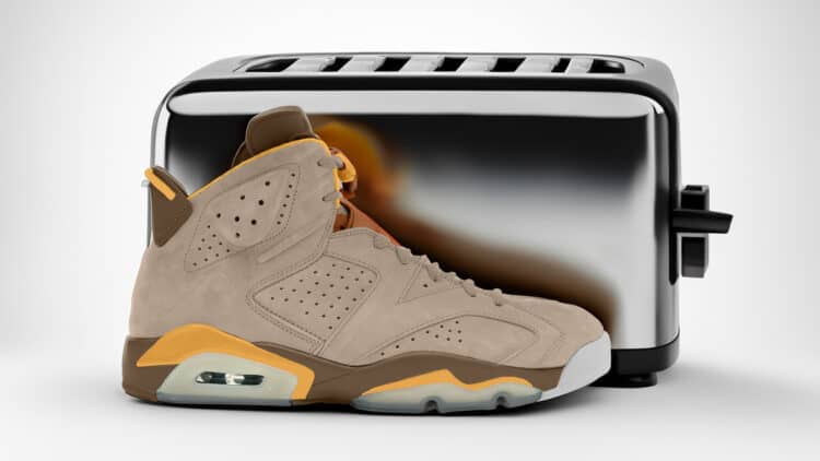 Air Jordan 6 "Butter and Toast" Celebrates National Toast Day