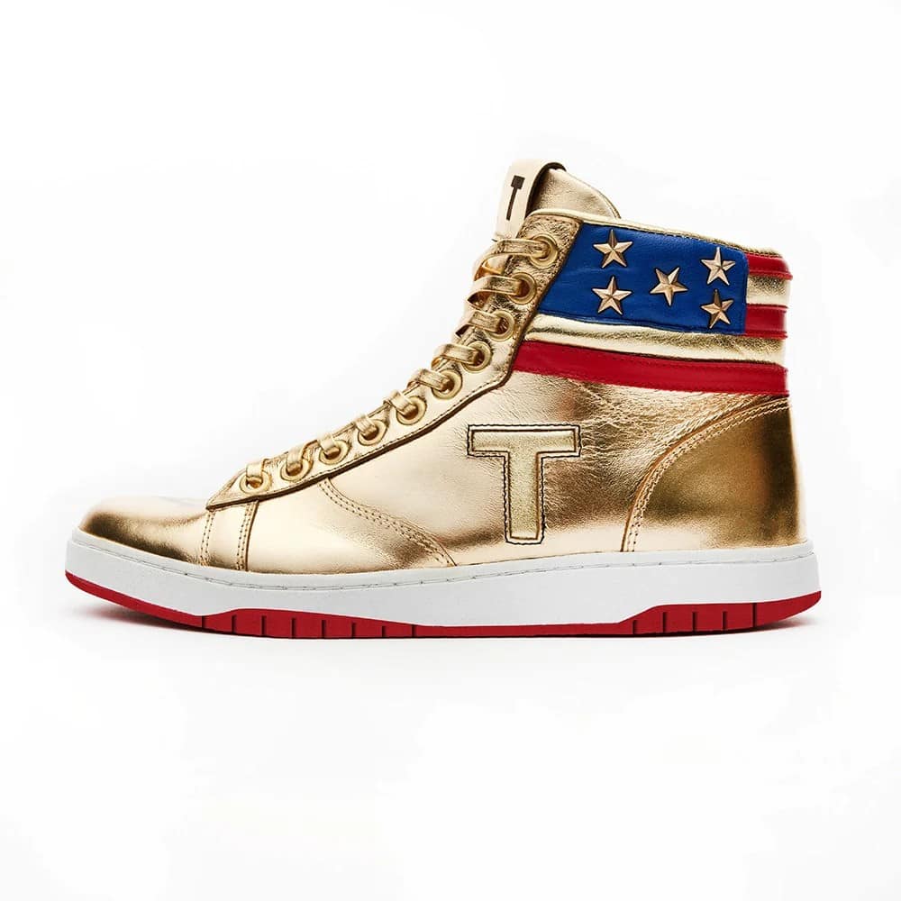 Donald Trump Launches Gold $399 Sneakers That Sell Out Immediately