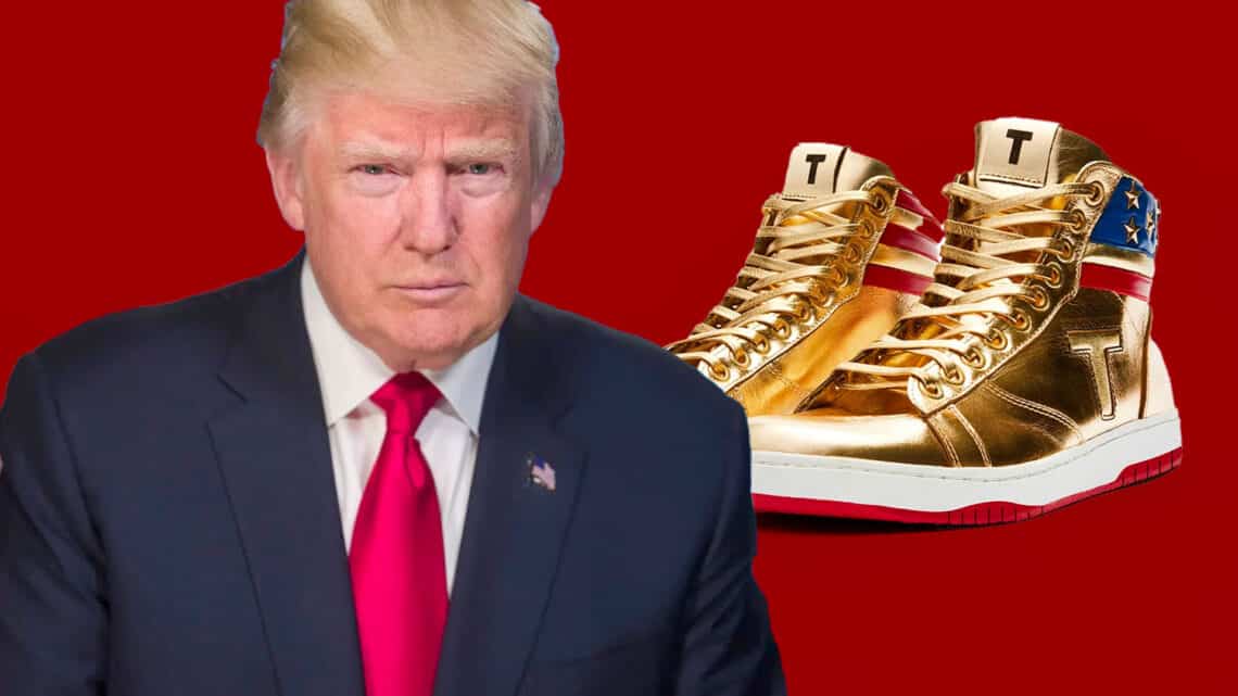Donald Trump Launches Gold $399 Sneakers That Sell Out Immediately