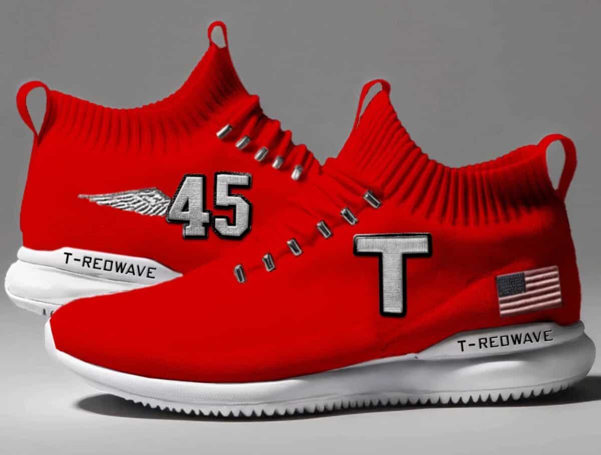 Donald Trump Sneakers Red T-Redwave
