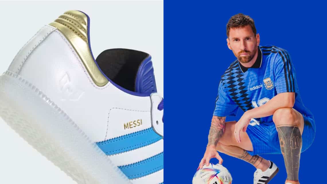 Lionel Messi x adidas Samba
