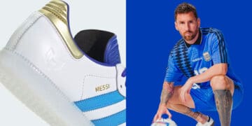 Lionel Messi x adidas Samba