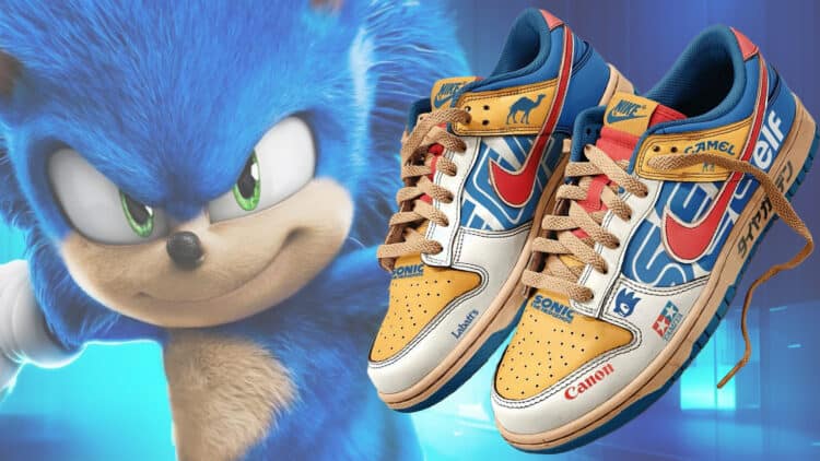 Sonic x F1 Nike Dunk Low 