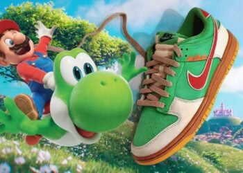 Super Mario Galaxy Movie Yoshi Nike Dunk Low