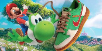 Super Mario Galaxy Movie Yoshi Nike Dunk Low
