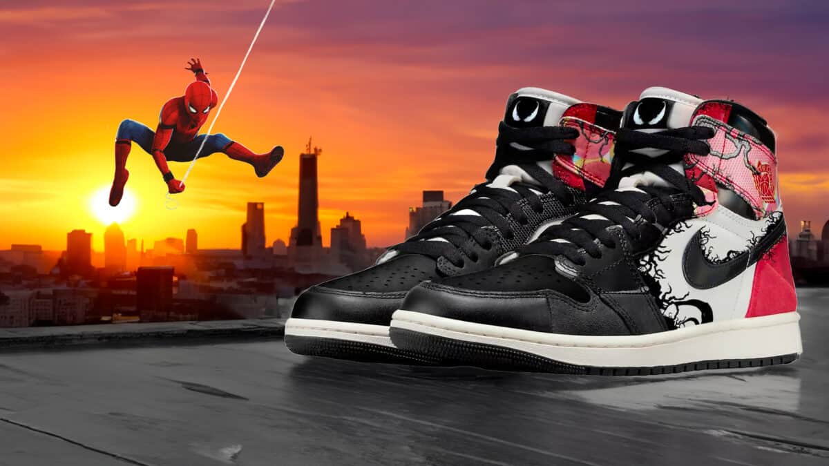 into the spiderverse sneakers