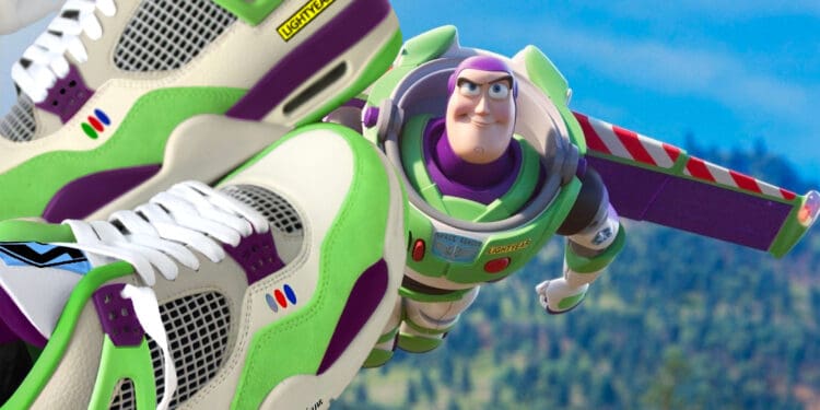 The Buzz Lightyear x Jordan 4 Takes Us to Infinity And Beyond